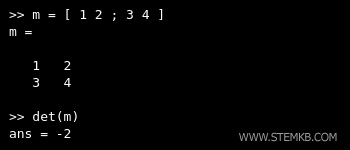 ein Beispiel für Matrixrechnung in Octave