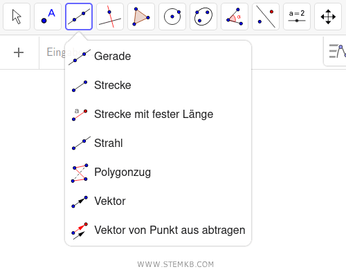 die Vektoroption ausw&auml;hlen