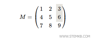 Die erste und zweite Zeile der dritten Spalte