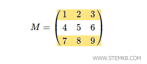 extrahiere die erste und dritte Zeile der Matrix