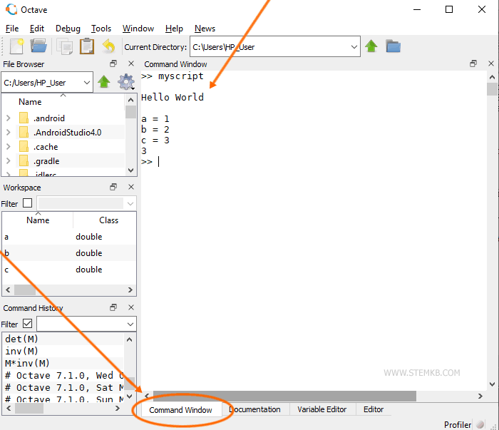 Skript ausf&uuml;hren