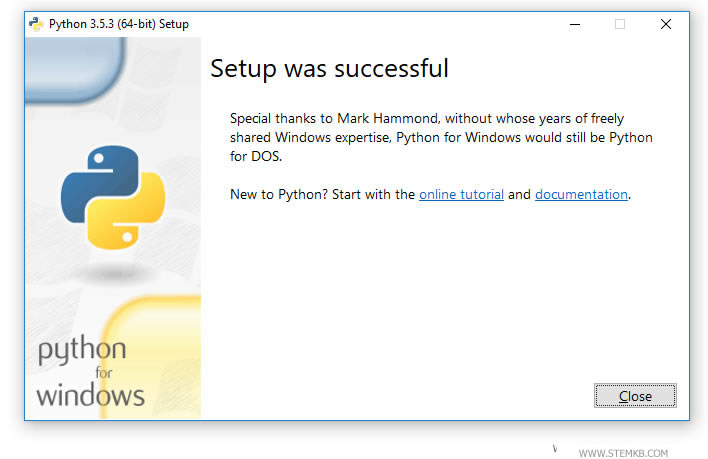 Klicken Sie auf den SCHLIESSEN-Button