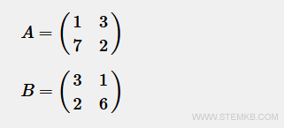 example of matrices