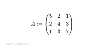 a example of square matrix